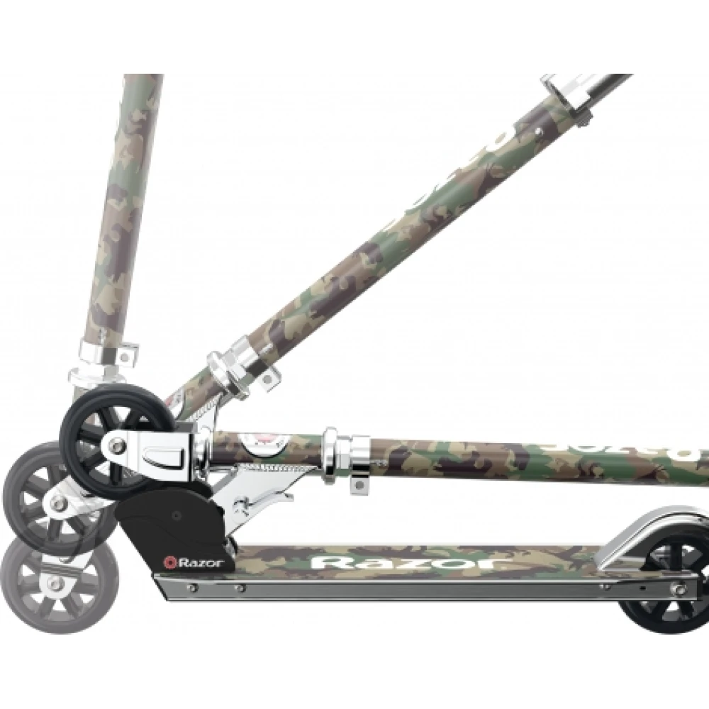 Детский складной самокат Razor A Series Special Edition Dino Camo 1
