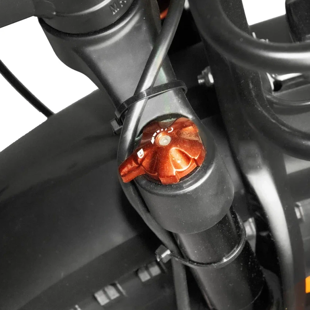 Электровелосипед Minako F10 Dual оранжевый гидравлика 6